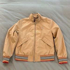 Men’s Burberry Icon Stripe Harrington Jacket